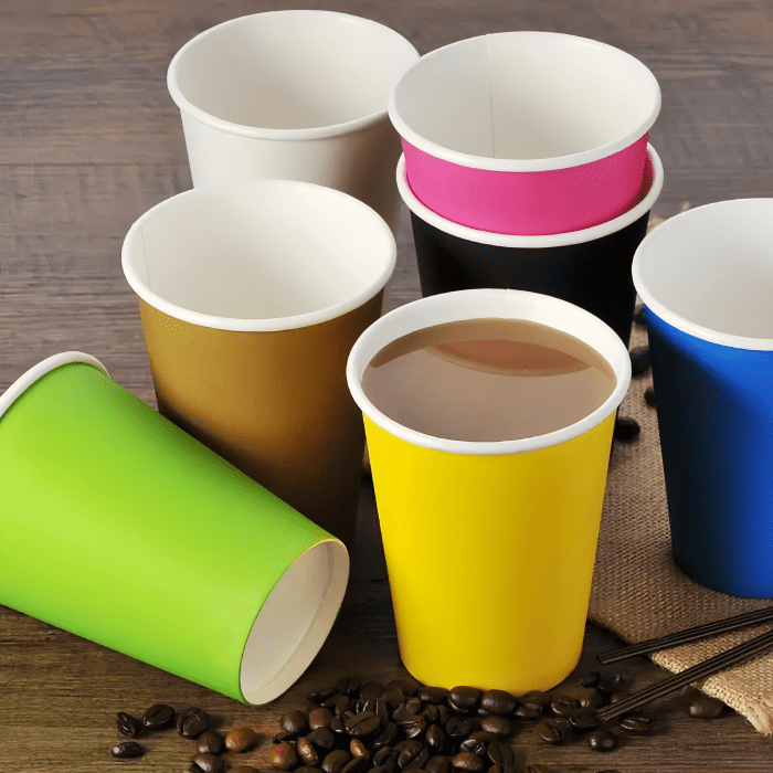 Printed paper cups