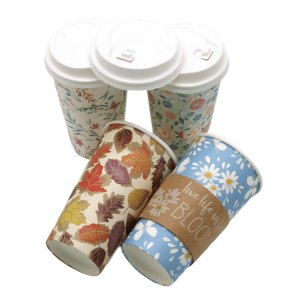 printed paper cups with lids