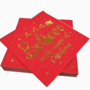 hot stamping printed napkins
